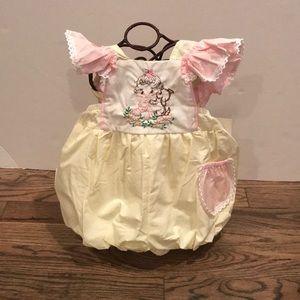 Baby girls bubble romper